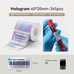 NIIMBOT Thermal Transfer Label Printer Labels for M2, M3-7
