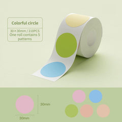 NIIMBOT Round Label Tape for B21, B1, B3S-10