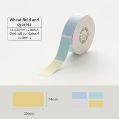 NIIMBOT Pure Color Label Tape for D11, D110, D101-19