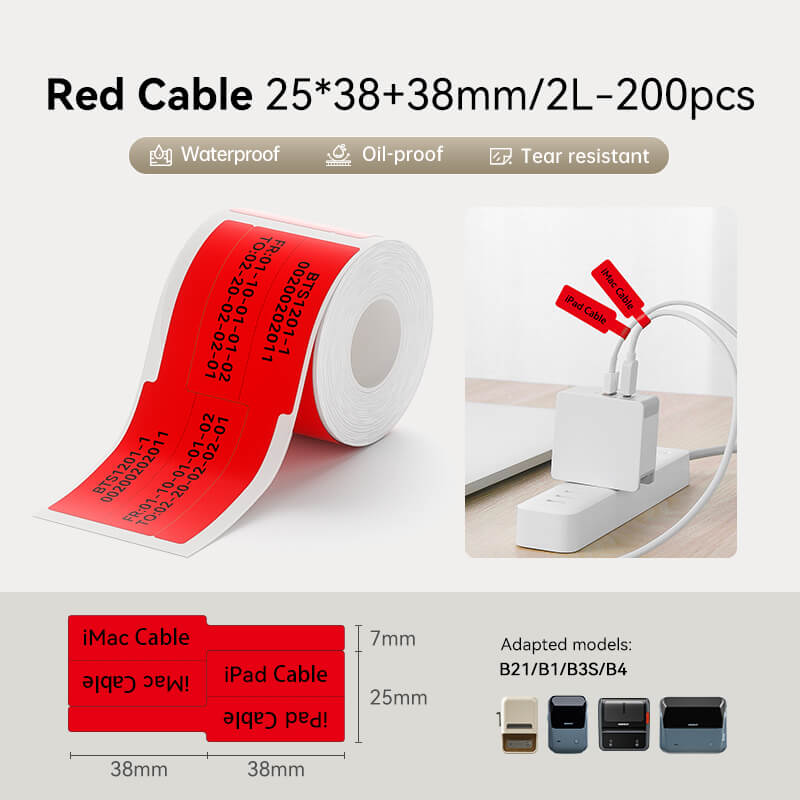 NIIMBOT Cable Labels, Efficient Cable Management-16