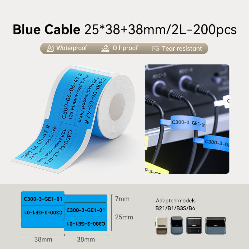 NIIMBOT Cable Labels, Efficient Cable Management-13