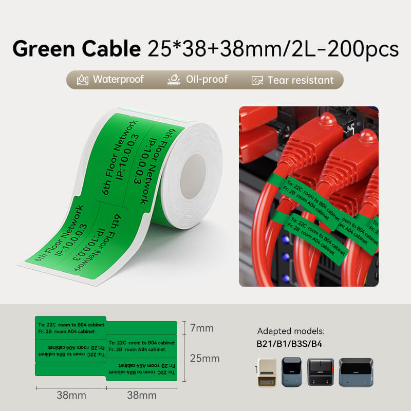 NIIMBOT Cable Labels, Efficient Cable Management-14