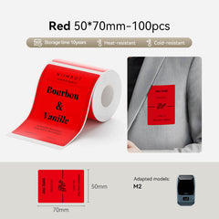 NIIMBOT Thermal Transfer Label Printer Labels for M2, M3-42