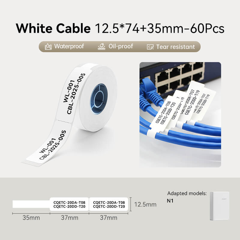 NIIMBOT Cable Labels, Efficient Cable Management-17