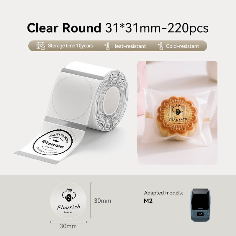 NIIMBOT Thermal Transfer Label Printer Labels for M2, M3-44