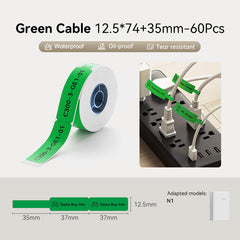 NIIMBOT Cable Labels, Efficient Cable Management-19