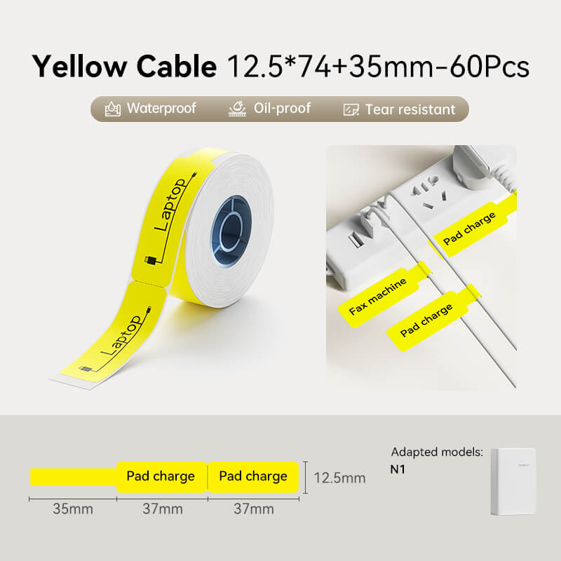 NIIMBOT Cable Labels, Efficient Cable Management-20