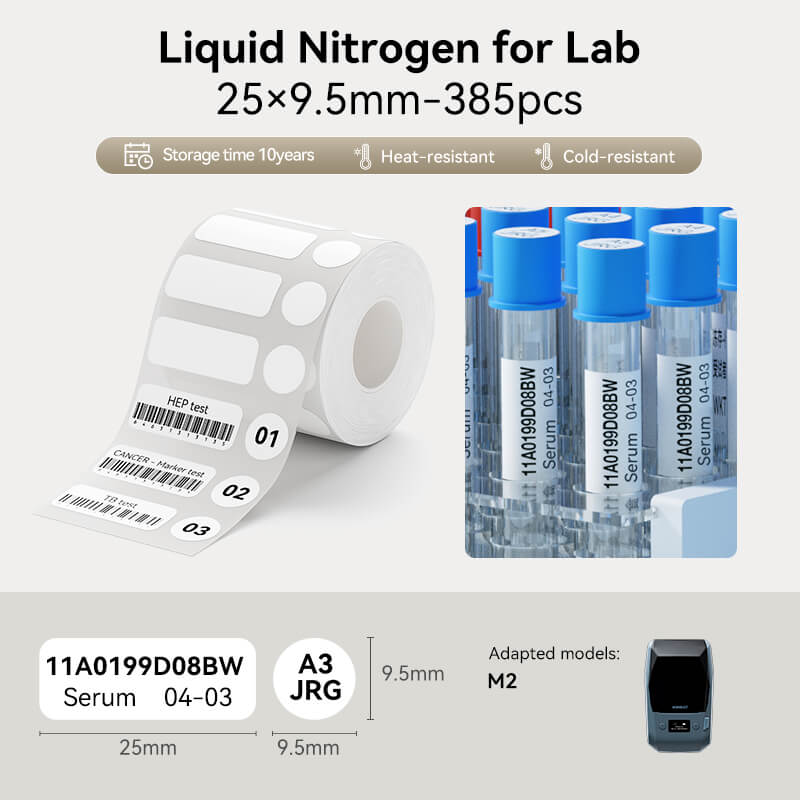 NIIMBOT Thermal Transfer Label Printer Labels for M2, M3-47