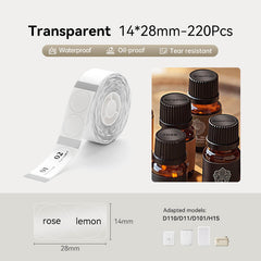 NIIMBOT Transparent Label Tape for D11, D110, D101-13