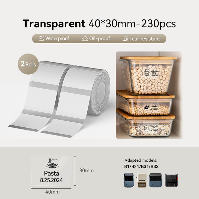 NIIMBOT Label Tape Set for B21, B1, B3S, K3, K2-19