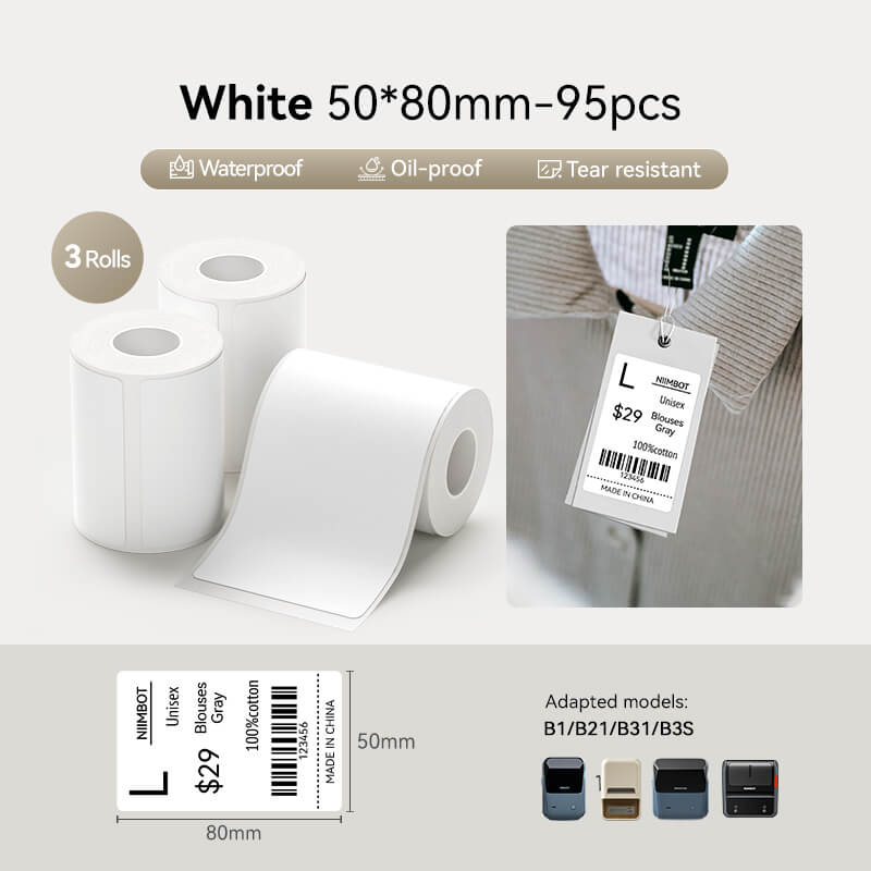 NIIMBOT Label Tape Set for B21, B1, B3S, K3, K2-16