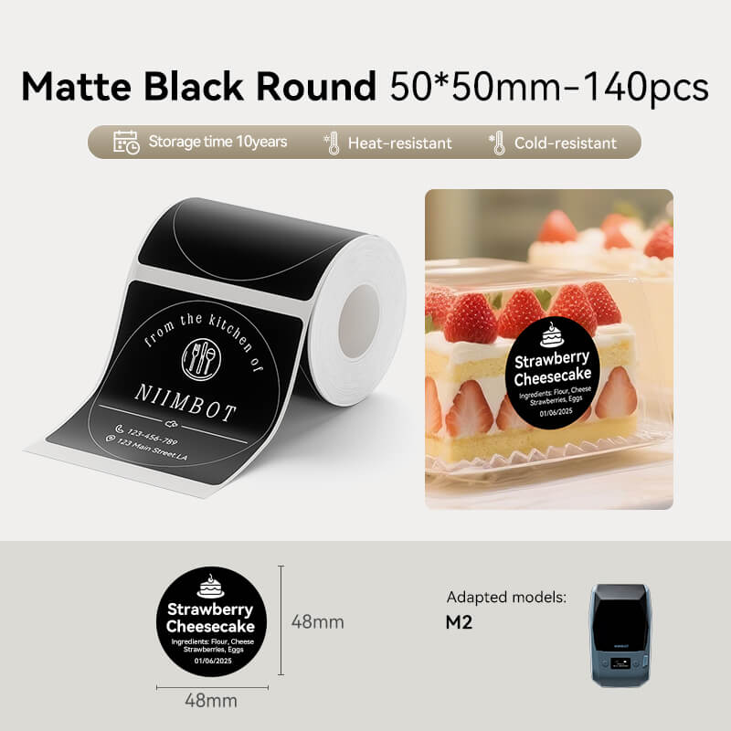 NIIMBOT Thermal Transfer Label Printer Labels for M2, M3-22