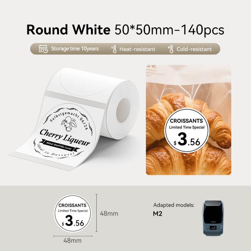 NIIMBOT Thermal Transfer Label Printer Labels for M2, M3-13