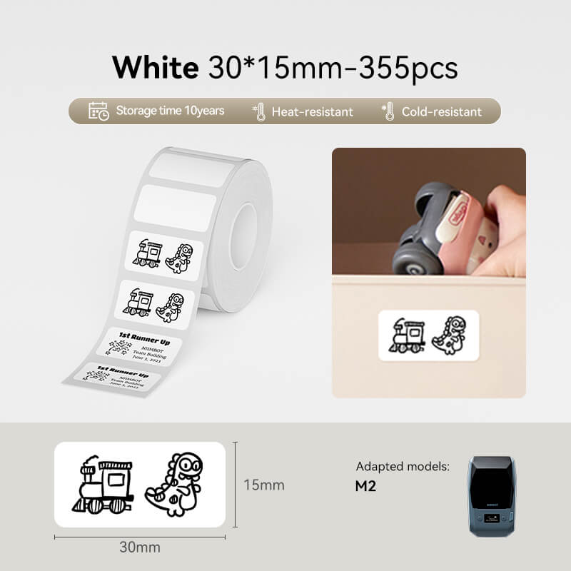NIIMBOT Thermal Transfer Label Printer Labels for M2, M3-26