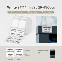 NIIMBOT Thermal Transfer Label Printer Labels for M2, M3-37