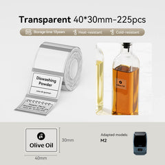 NIIMBOT Thermal Transfer Label Printer Labels for M2, M3-11