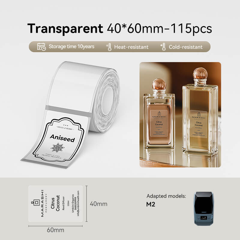 NIIMBOT Thermal Transfer Label Printer Labels for M2, M3-34