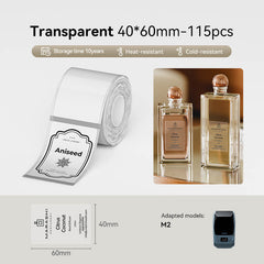 NIIMBOT Thermal Transfer Label Printer Labels for M2, M3-34