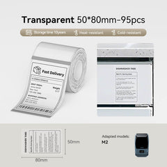 NIIMBOT Thermal Transfer Label Printer Labels for M2, M3-12