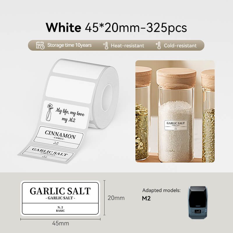 NIIMBOT Thermal Transfer Label Printer Labels for M2, M3-33