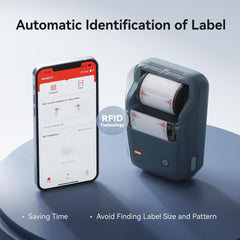 NIIMBOT B1 Label Maker Machine, 2 Inch Bluetooth Thermal Label Printer, Easy to Use-3
