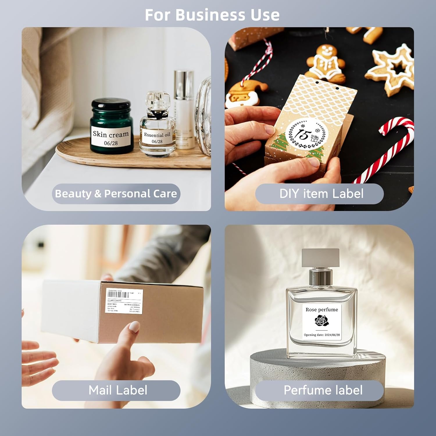 NIIMBOT B1 Label Maker Machine, 2 Inch Bluetooth Thermal Label Printer, Easy to Use-6