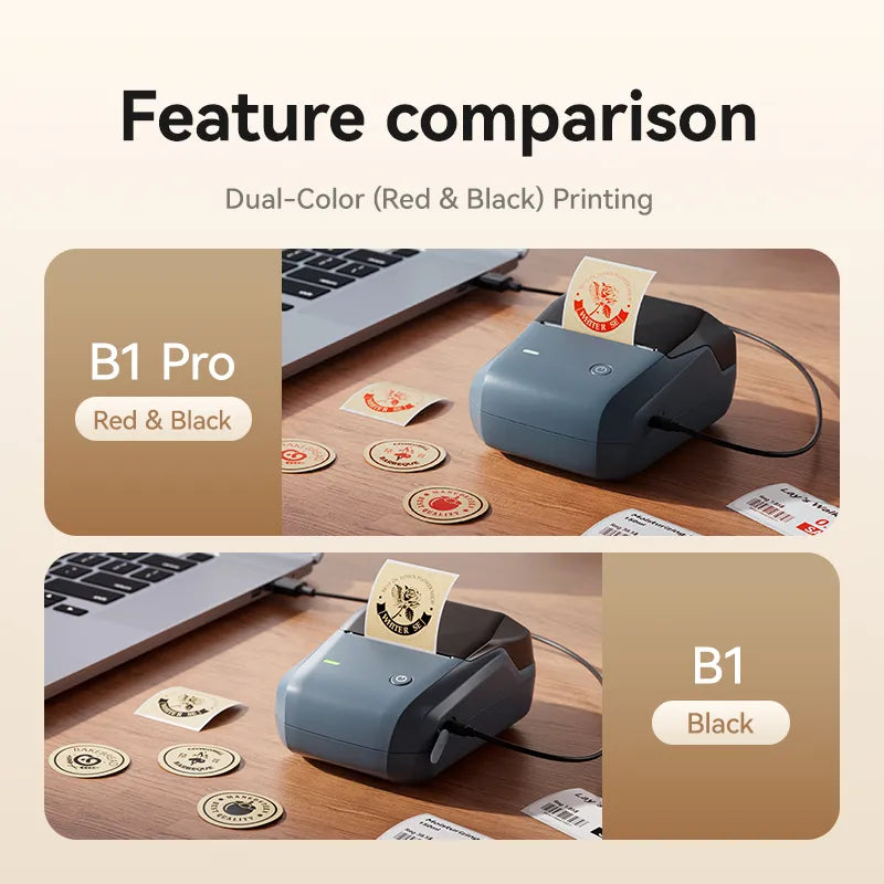 NIIMBOT B1 Pro Label Maker, 300DPI HD Label Printer, Ideal for Notes, Photos, Study and Work-7