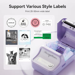 NIIMBOT B21 Pro Label Maker Machine, 2 Inch Bluetooth Mini Thermal Printer Compatible with Android and iOS, Sticker Maker for Crafts, Printing Photos-5