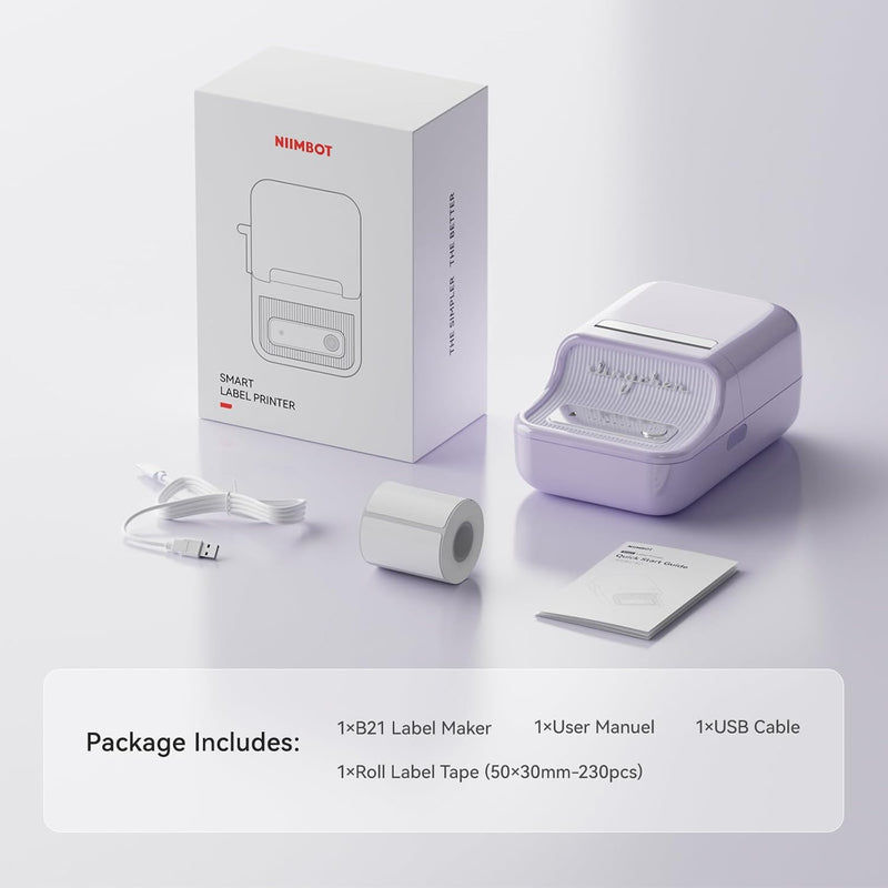 NIIMBOT B21 Pro Label Maker Machine, 2 Inch Bluetooth Mini Thermal Printer Compatible with Android and iOS, Sticker Maker for Crafts, Printing Photos-10