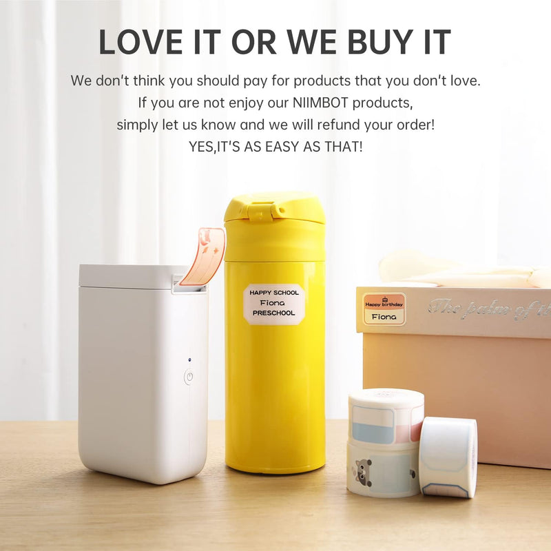 NIIMBOT Label Maker Machine with Tape D101 Label Printer 0.5 to 1 Inch Wide Wireless Connection-6