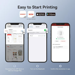 NIIMBOT D11 Upgraded Label Maker with Tape,300DPI Bluetooth Portable Thermal Sticker Maker-3