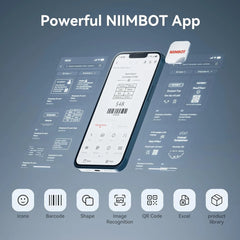 NIIMBOT K3 Label Printer, 3 Inch Label Maker with High-Speed, Bluetooth and USB Connection-6