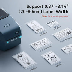 NIIMBOT K3 Label Printer, 3 Inch Label Maker with High-Speed, Bluetooth and USB Connection-7