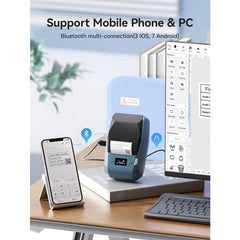 NIIMBOT M2 Label Maker with Tape 2Inch Thermal Transfer Support Color Ribbon Printing Bluetooth Sticker Printer-11
