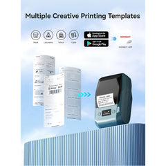 NIIMBOT M2 Label Maker with Tape 2Inch Thermal Transfer Support Color Ribbon Printing Bluetooth Sticker Printer-8