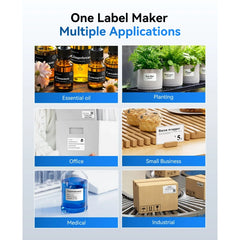 NIIMBOT M3 Label Maker Machine with Tape, 3'' Bluetooth Thermal Transfer Sticker Printer-6