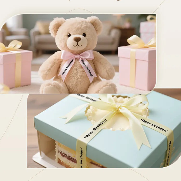 NIIMBOT N1 Beige Satin Ribbon