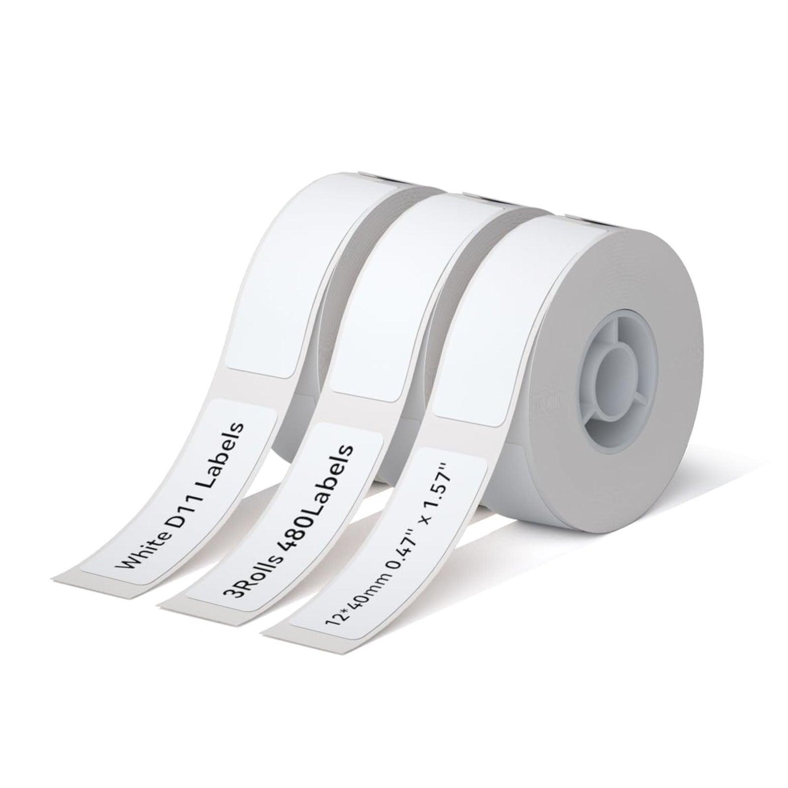 NIIMBOT White Label Tape Set 3Rolls 12X40mm