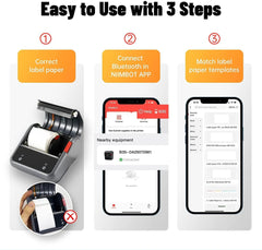 NIIMBOT B3S Thermal Label Printer - Streamline Labeling and Receipt Printing-4