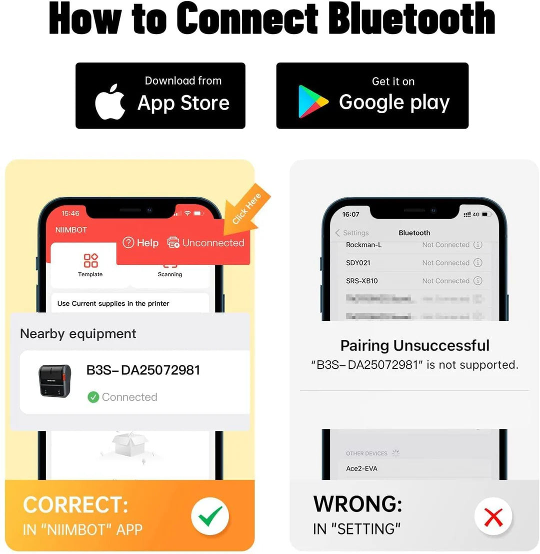 NIIMBOT B3S Thermal Label Printer - Streamline Labeling and Receipt Printing-5