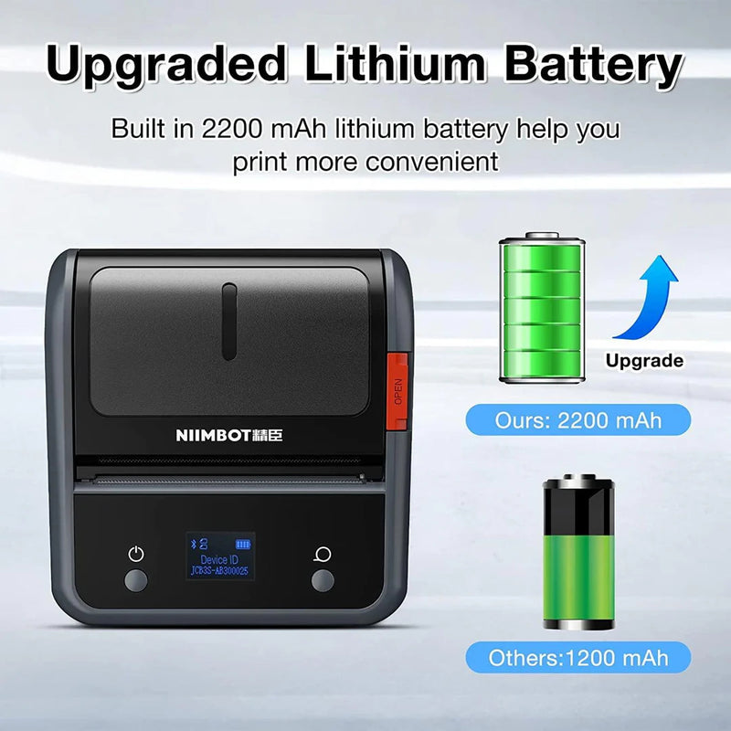 NIIMBOT B3S Thermal Label Printer - Streamline Labeling and Receipt Printing-7