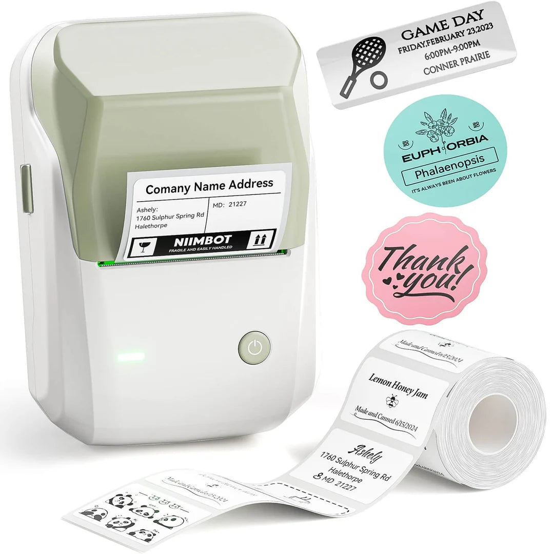 NIIMBOT B1 Label Maker Machine, 2 Inch Bluetooth Thermal Label Printer, Easy to Use-10