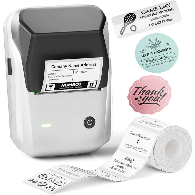 NIIMBOT B1 Label Maker Machine, 2 Inch Bluetooth Thermal Label Printer, Easy to Use-12