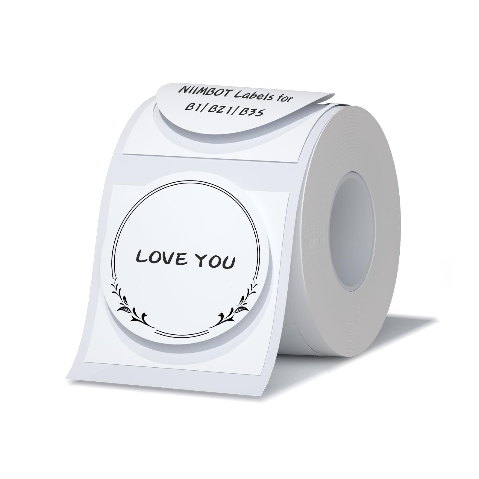 NIIMBOT Round Label Tape for B21, B1, B3S-1