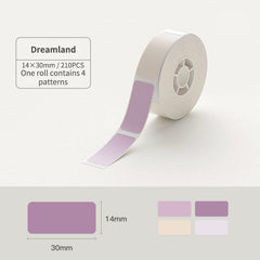 NIIMBOT Pure Color Label Tape for D11, D110, D101-21