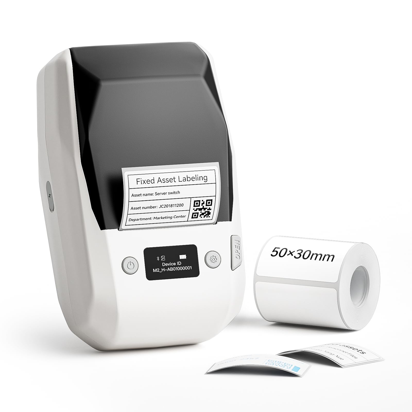 NIIMBOT M2 Label Maker with Tape 2Inch Thermal Transfer Support Color Ribbon Printing Bluetooth Sticker Printer-33