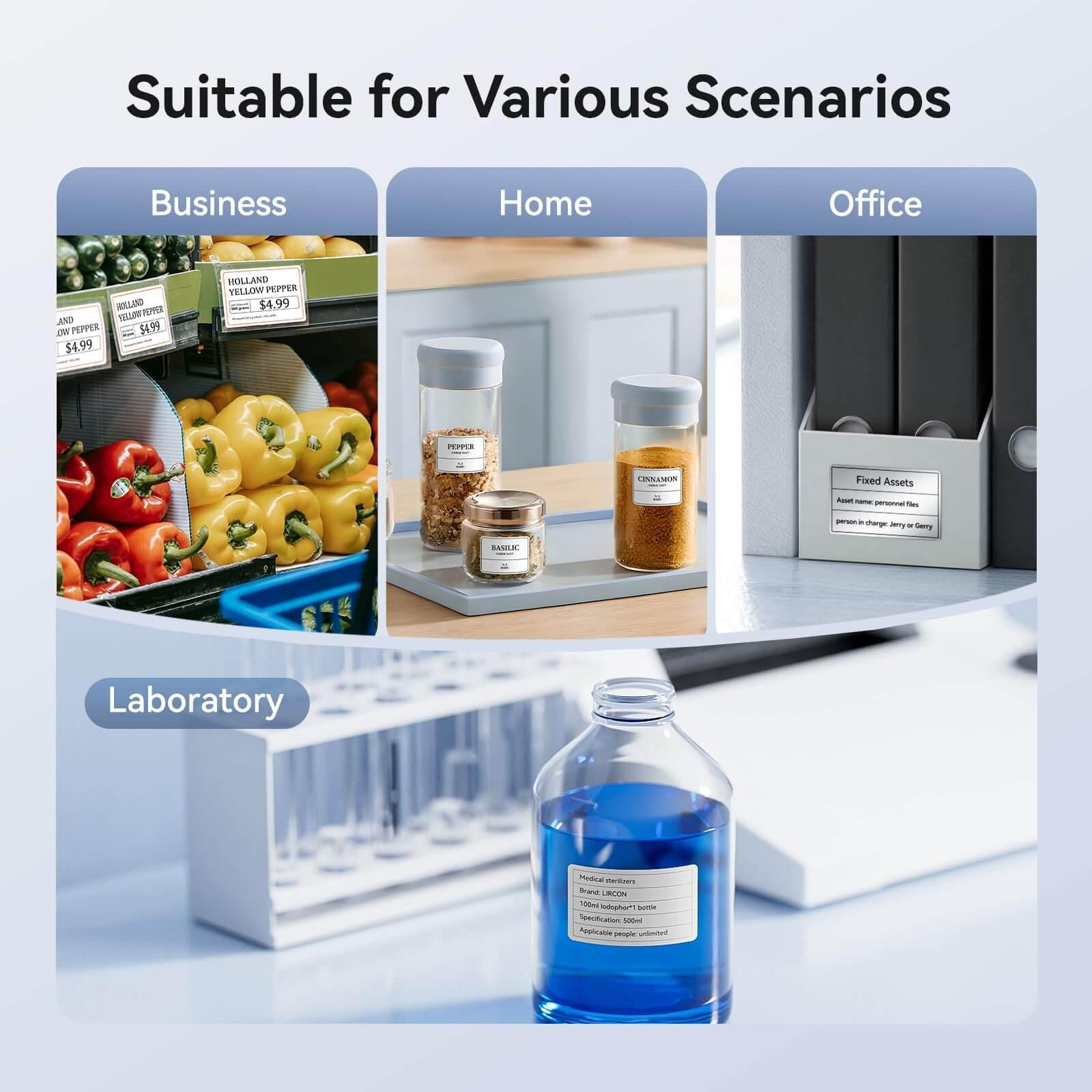 NIIMBOT Thermal Transfer Label Printer Labels for M2, M3-2