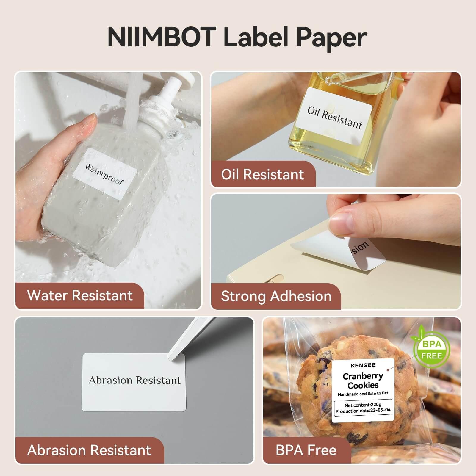 NIIMBOT Label Tape Set for B21, B1, B3S, K3, K2