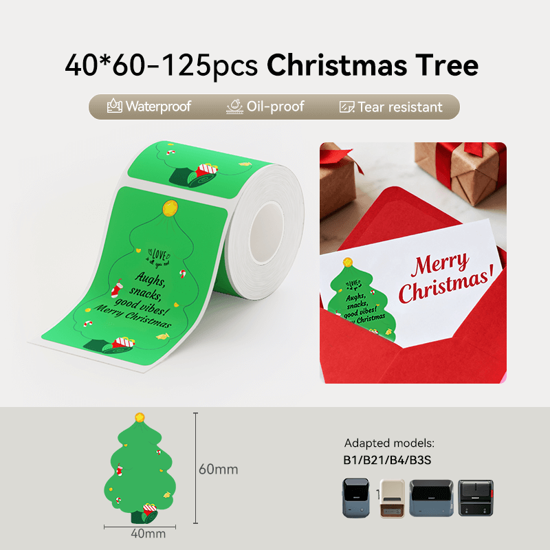 NIIMBOT Seasonal Label for B21, B1, B3S-18