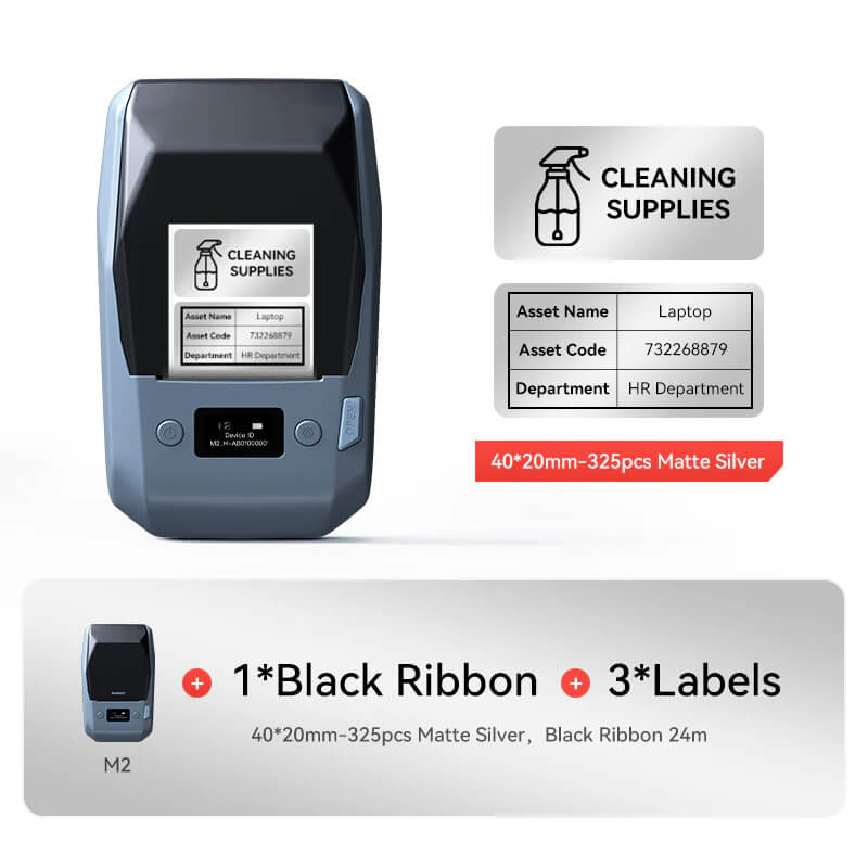 NIIMBOT M2 Label Maker with Tape 2Inch Thermal Transfer Support Color Ribbon Printing Bluetooth Sticker Printer-21
